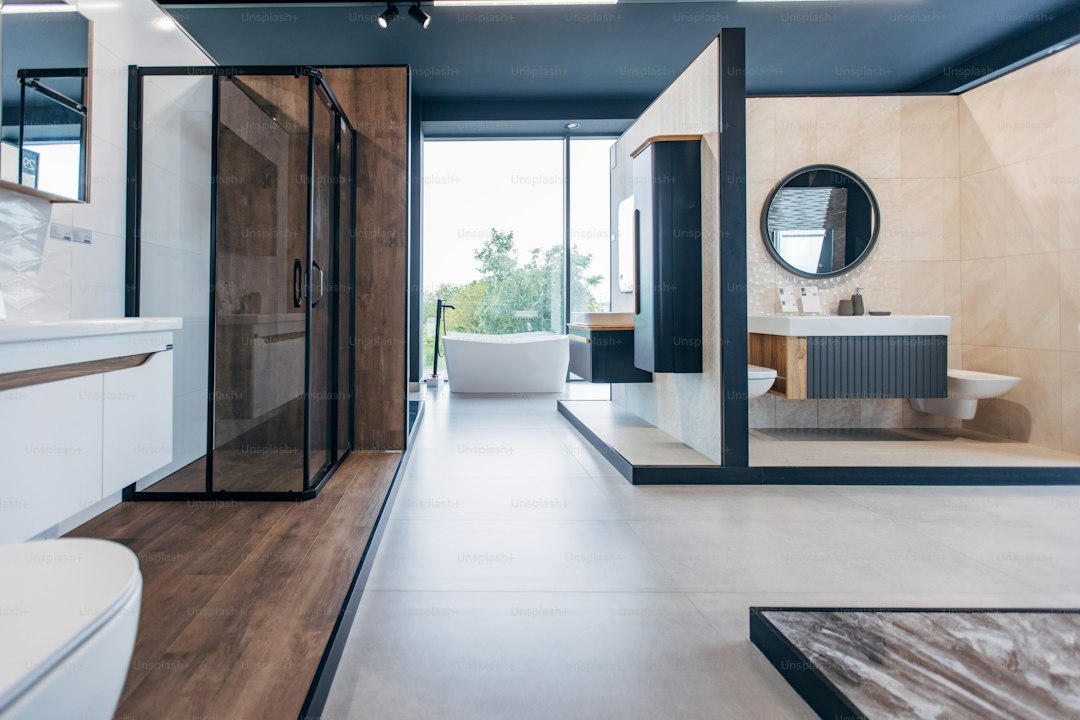 Marble floor tiles